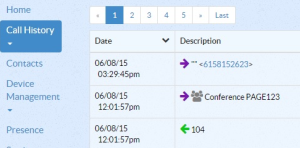 User Control Panel for CloudPBX